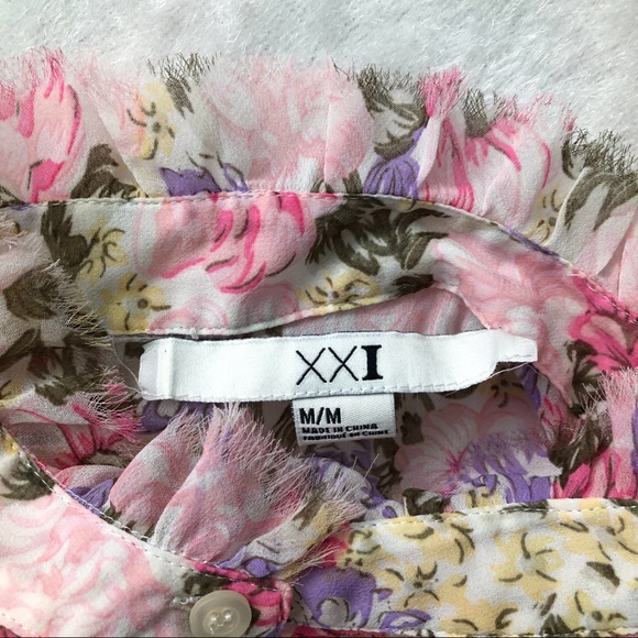 F21 Floral Sleeveless Top - Picture 4 of 4